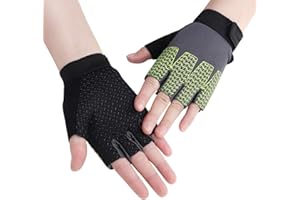 IPENNY Girls Boys Half Finger Cycling Gloves Sport Gym Gloves Racing Mitts Non-Slip Gel Short Finger Breathable Summer Gloves Mountain Road Bike Riding Bicycle Running Climbing Gloves