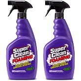 Foaming Multi-Surface All Purpose Cleaner Degreaser Spray, Biodegradable, Full Concentrate, 2 pack (64oz) by Super Clean