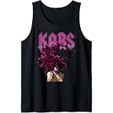 Kars Large Smoke Hair with Retro Text Colorful Anime Tank Top