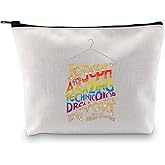 JXGZSO Musical Inspired Cosmetic Bag Joseph And The Amazing Technicolor Dreamcoat Makeup Bag Musical Theatre Gift