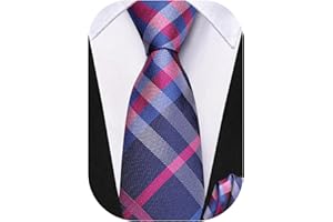 Dubulle Tie for Boys Self Tie Boys Necktie and Pocket Square Set for Age 8-14 Wedding Graduation