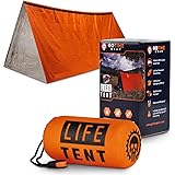 Go Time Gear Life Tent Emergency Survival Shelter – 2 Person Emergency Tent – Use As Survival Tent, Emergency Shelter, Tube T