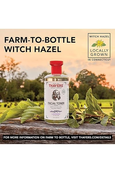 THAYERS ALCOHOL-FREE, HYDRATING LAVENDER WITCH HAZEL FACIAL TONER WITH ALOE VERA FORMULA, VEGAN, DERMATOLOGIST TESTED AND RECOMMENDED, 12 OZ (PACKAGING MAY VARY)