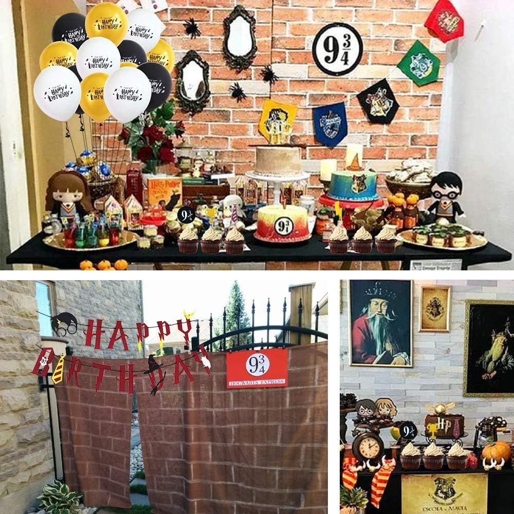 Fournitures De Loisirs Creatifs Fournitures De Fete De Joyeux Anniversaire Decoration Harry Potter Celebrations De Sorcier Pour Fetes Danniversaire Decoration De Gateau De Sorcier Bannieres De Joyeux Anniversaire Cuisine Et Maison Lemoncitylive Com