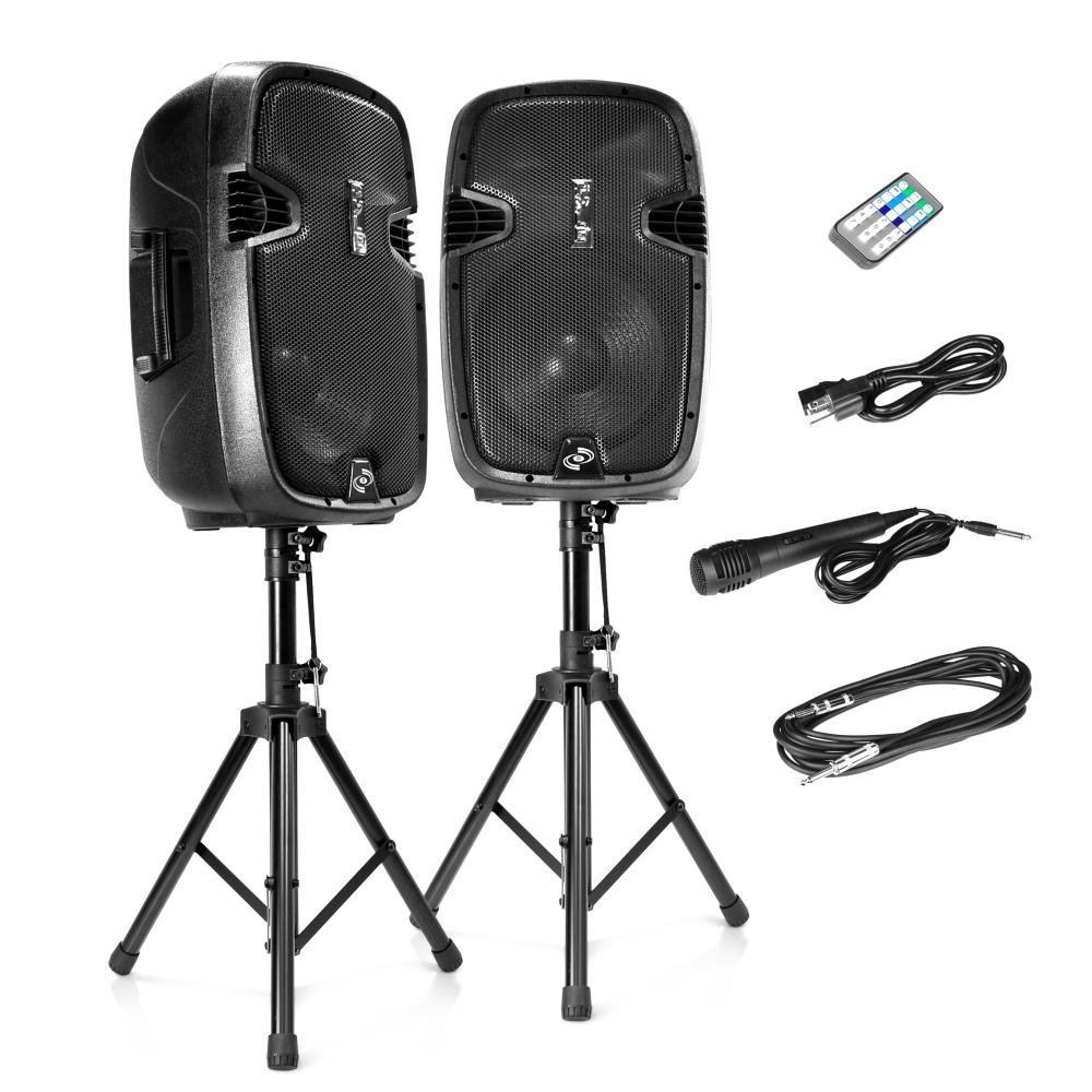 Pyle Wireless Portable PA Speaker System 1800W PPHP1249KT Outdoor Sound