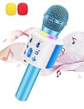 Wireless Bluetooth Microfono Karaoke con Altoparlante Pro per Adulti e Bambini P