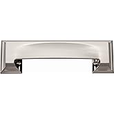 Atlas Homewares 339-BRN Sutton Place Bin Cup Pull, Brushed Nickel