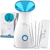NanoSteamer Large 3-in-1 Nano Ionic Facial Steamer with Precise Temp Control - 30 Min Steam Time - Humidifier - Unclogs Pores