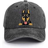 Dog Hats for Men Women, Funny Adjustable Printed Cottton Animal Gifts Baseball Cap