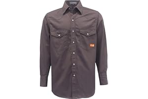 Titicaca FR Shirts Flame Resistant Men's Cotton 6.5oz Lightweight Uniform Welding Shirt