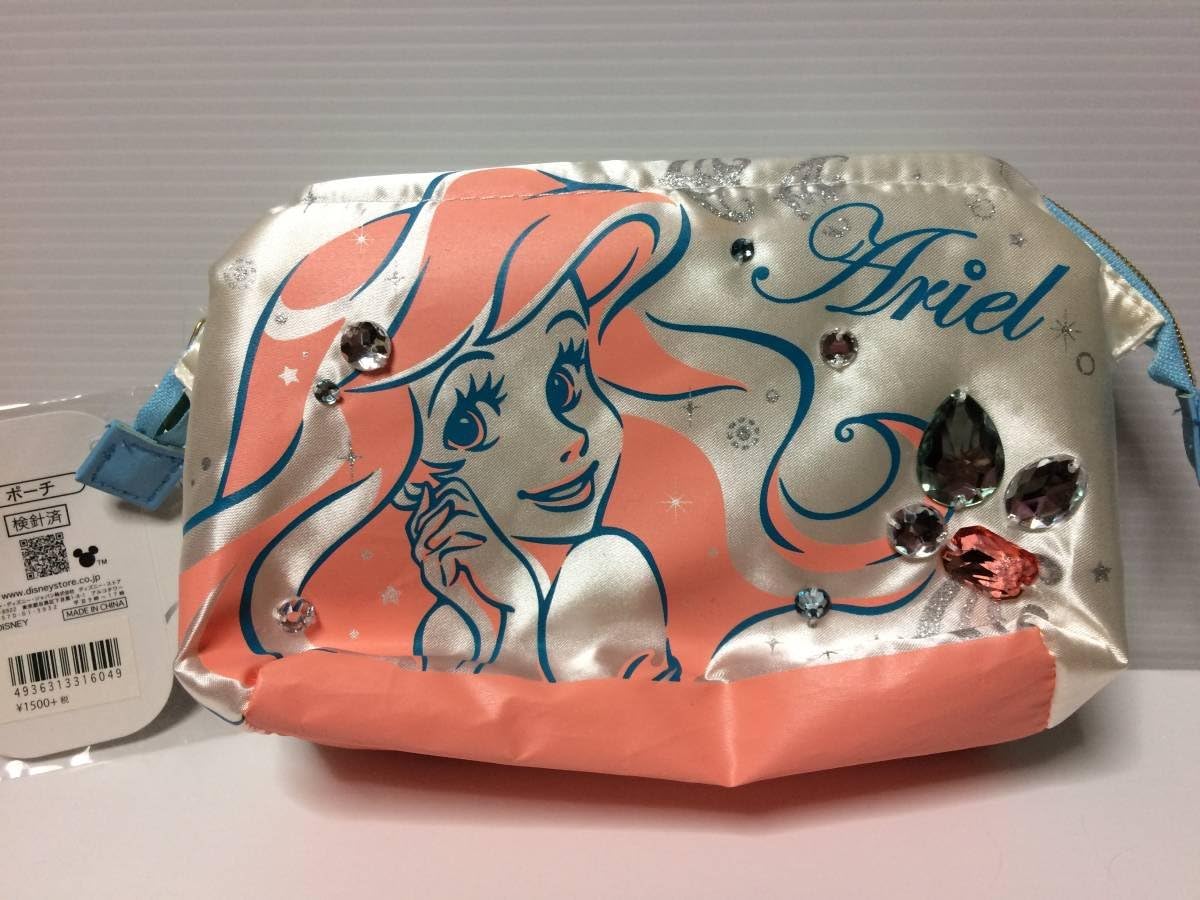 Amazon ディズニーストア リトルマーメイド アリエル ジュエルポーチ ポーチ ペンケース アニメ 萌えグッズ 通販