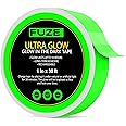 Lockport Glow in The Dark Tape - 30 Ft x 1 Inch - Bright, Rechargeable and Long-Lasting Fluorescent Tape - Luminous Tape for 