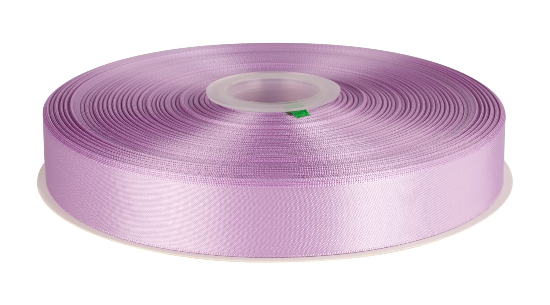 Double Faced Satin Ribbon, 25mm X 91M, Solid Polyester Ribbon for Gift Wrapping, Crafts, Wedding Party Ceremony Decoration, Floral Arrangement, Sewing (Lt. Orchid)