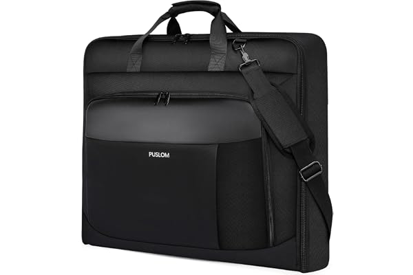 Garment Bag Travel Suit Bag for Men Large 40-Inch Carry on Garment Bag Up to 3 Suits for Business Trips,2 in 1 Hanging Suitca