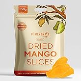 Organic Dried Mango Slices – Soft & Juicy, No Artifical Added Sugar – Naturally Ripened, Gluten-Free, Vegan, Non-GMO, High in Vitamin C & Fiber – Healthy All-Natural Snack – 250g Grams
