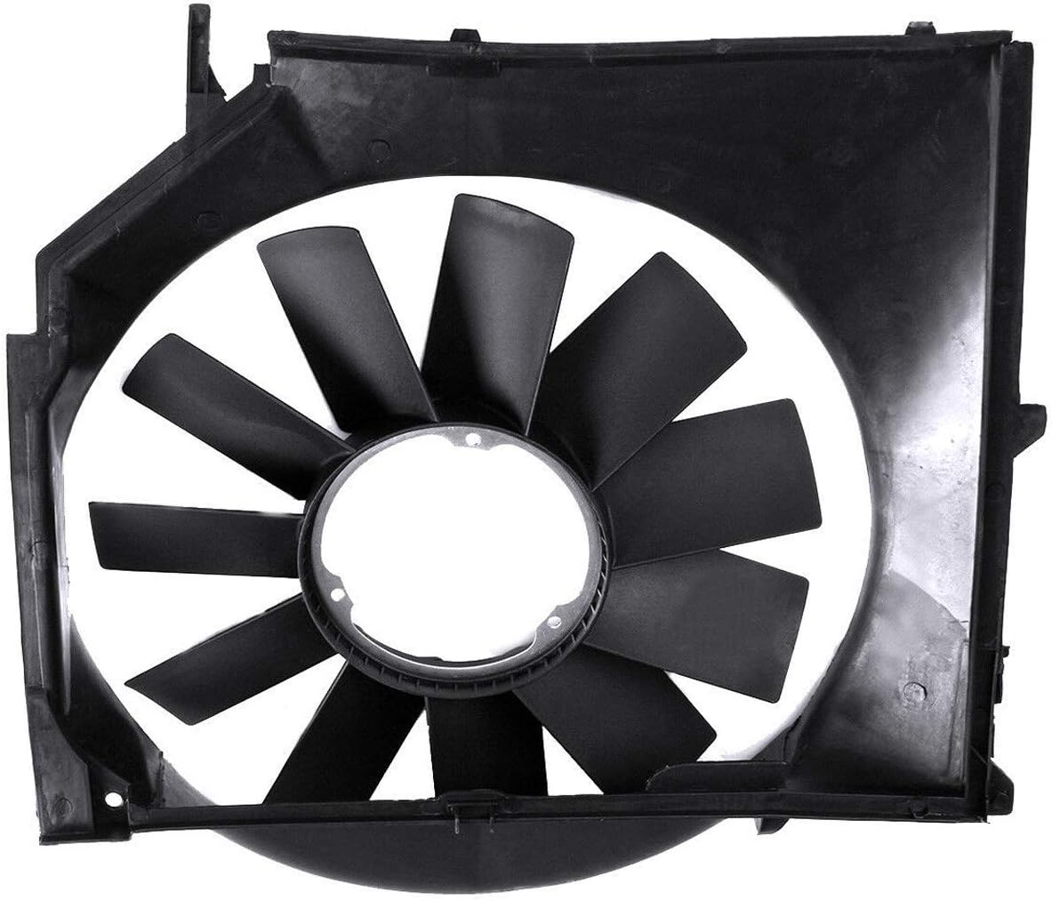 Fan Shroud + Engine Blade 420 mm Fit For BMW 320i 323Ci 325Ci 325xi 328i 330Ci SC-17111436259, 11521712058