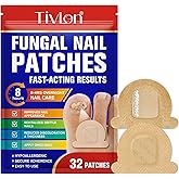 Fungal Nail Patches for Toenails, (32pcs) Toenail Fungus Treatment Extra Strength for Overnight Toenail Care, Nail Repair for Damaged Nails, Restore Discoloration and Thickness