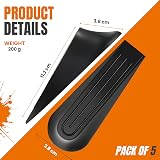 SUMAS Rubber Door Stoppers Pack of 5 Non-Slip Anti-Skid Durable Floor Wedges view 7