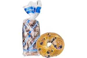 Just Bagels Blueberry Bagels - 4 Packs Of 6 Bagels Per Pack - 24 Total Non-GMO