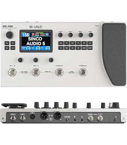 Amazon.com: M-KVIVE MK-300 Guitar Multi-Effects Processor Pedal