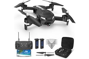 FERIETELF Drone with Camera - T26 1080P HD RC Mini Drone, Fpv Drones for Adults, With WiFi Video, Altitude Hold, Headless Mode, 3D Flip, Gravity Sensor, One Key Take Off/Landing for Kids or Beginners