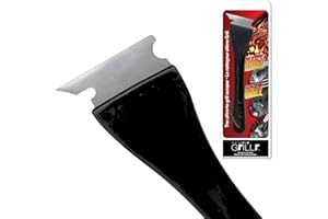 Grill Scraper, Extra Strong BBQ Cleaner Accessories, Safe Bristle Free Barbecue Scrubber Cleaning Tool for Gas and Charcoal G