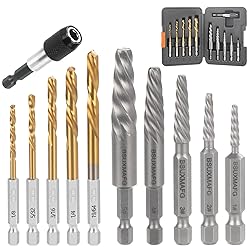 BSUXMAFG Screw Extractor Set, 11 Pieces Metric