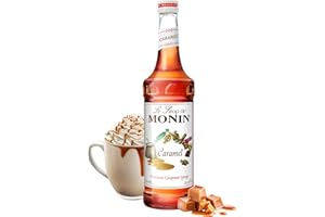 Monin - Caramel Syrup, Rich and Buttery, Great for Desserts, Coffee, and Cocktails, Gluten-Free, Non-GMO (750 ml)