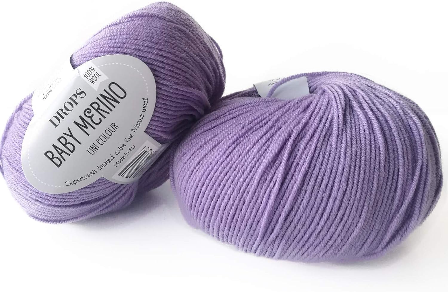 Superwash Merino Wool Yarn Drops Baby Merino, Sport Weight