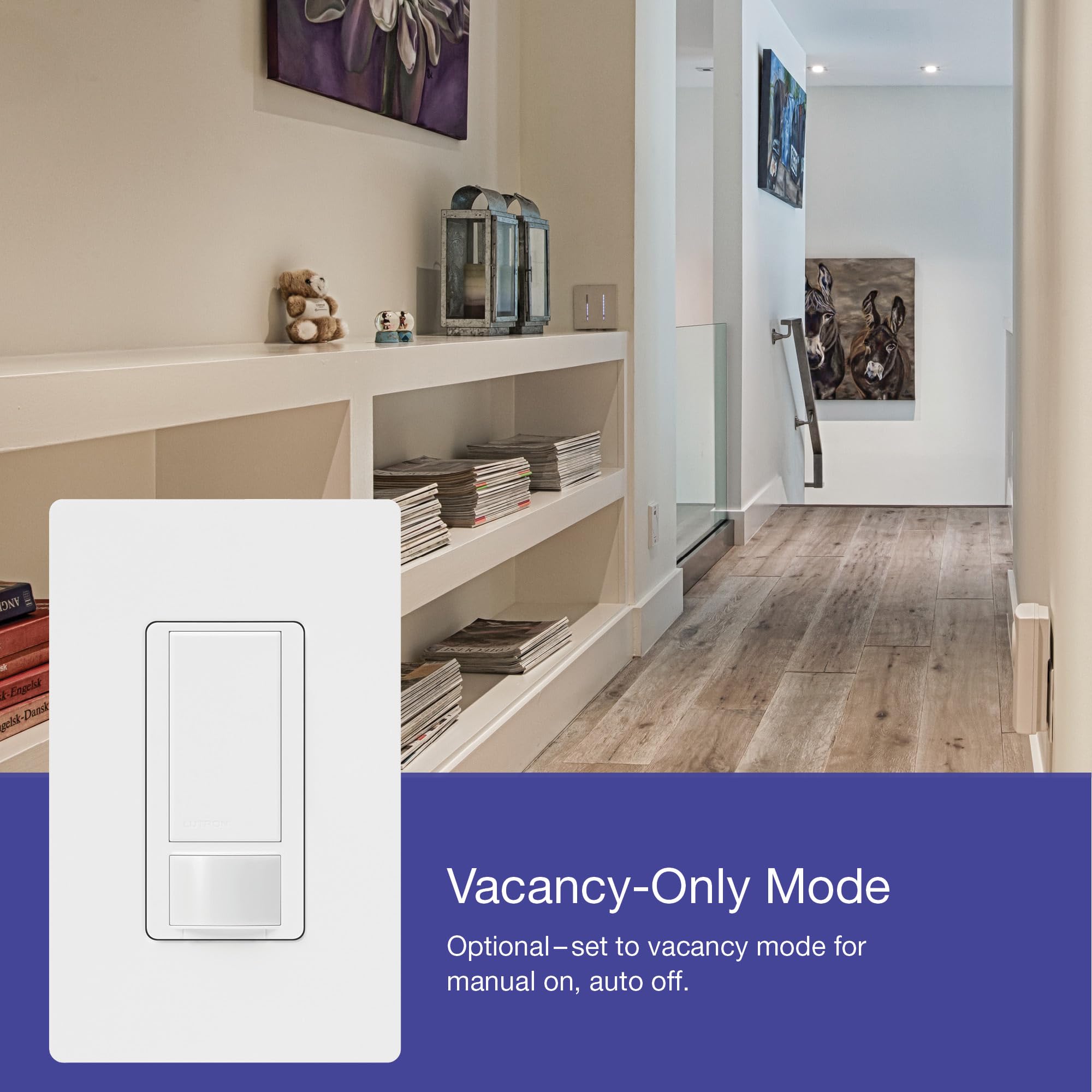 Mua Lutron Maestro Motion Sensor Light Switch, for Bathroom, Garage, Laundry Room, and Closet ...
