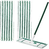 Libman Wet &amp; Dry Microfiber Mop Refills - 2 Pack Reusable Washable Microfiber Cloth Mop Head Pads for Wet and Dry Use
