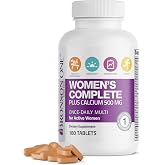 Bronson ONE Daily Women's Complete Multivitamin Multimineral, 180 Tablets | Once-Daily, Targeted Nutrition for Active Women, Wellness, Immunity, Energy &amp; Endurance Support