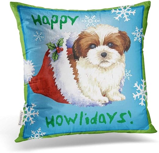 shih tzu cushion covers