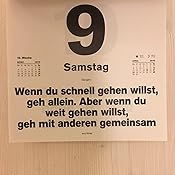 Klages Tagesspruch-Kalender: Kluge Sinnsprüche - geistreiche Zitate 