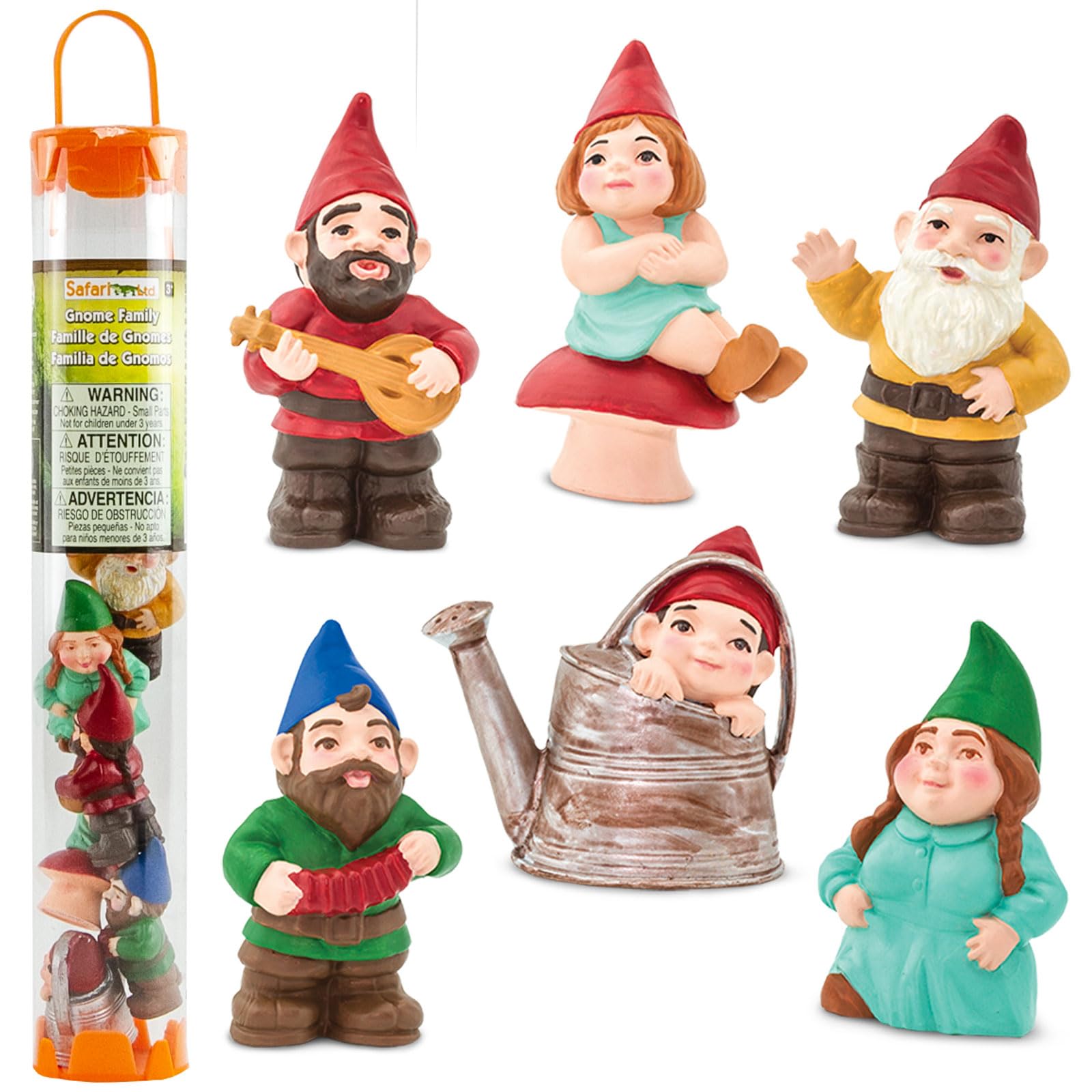 Safari 100071 Designer Toobs Gnome Family Miniature