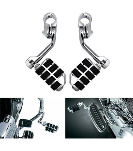 Adjustable Highway Foot Pegs For Davidson Motorcycles - 24.4" Long Cruising Pegs