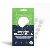 HANHOO Soothing Blemish Patch with Aloe, Madecassic Acid, and Tea Tree Extract - Hydrocolloid Spot Treatment - Calms Pre-stage, Irritated, and Popped Blemishes 108 count