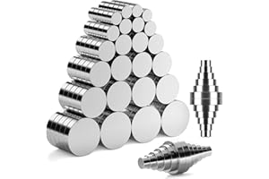 FINDMAG 120 Pack Powerful Magnet of 6 Different Sizes, Strong Magnet, Fridge Magnetic, Magnets for Whiteboards, Refrigerator Magnets, Small Magnets, Neodymium Magnetic