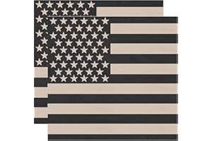 ARMY UNIVERSE US Flag Bandana USA American Cotton Headband Headwrap Head Cover Bandanna Doo Rag 2-Pack