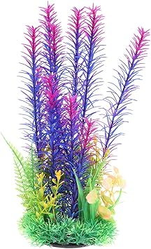 Amazon Popetpop 水槽 水草 人工 水族館装飾 人工水草 水槽 装飾 海藻熱帯魚 アクアリウム アクセサリー おしゃれ 水槽用 紫色 Popetpop 人工水草 通販