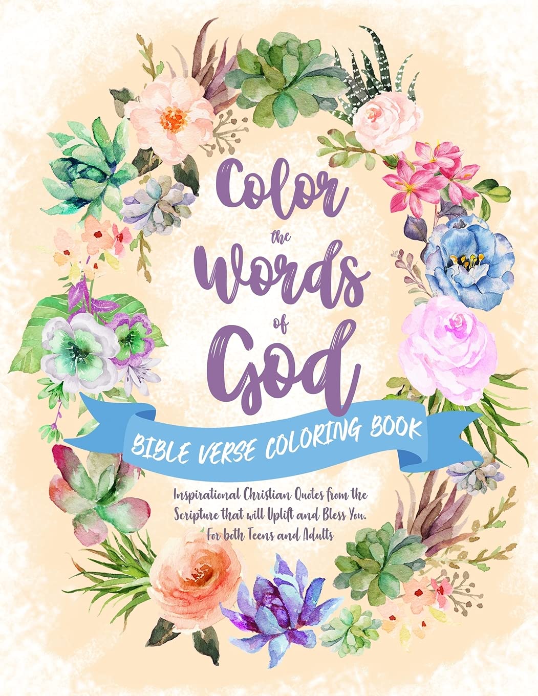 Download Color the Words of God. Bible Verse Coloring Book: Inspirational Christian Quotes from the ...