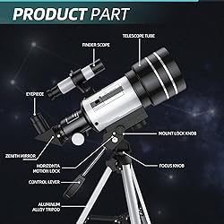 Telescope 70mm Aperture 300mm - RefractorTelescope