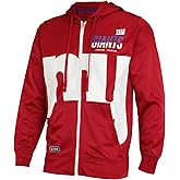 Outerstuff NFL Men's Drill Team Colors Full Zip Performance Fleece Hoodie