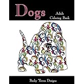 Dogs: Adult Coloring Book