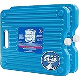 Cooler Shock Ice Packs for Cooler, Reusable, Long Lasting, Cold Freezer Packs for Coolers, Lunch Bags &amp; Totes to Keep Food Fresh