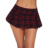 Avidlove Mini Pleated Skirts for Women Mini Plaid Skirt XS-XXL