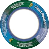 Duck Tape Blue Clean Release Masking Tape 24mm x 55m Indoor/Outdoor view 2