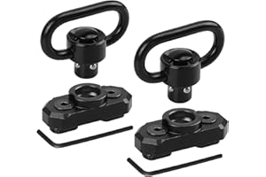 REERON Two Point Traditional QD Sling 1.25" 2 Point Sling Swivels Mounts for Mlock