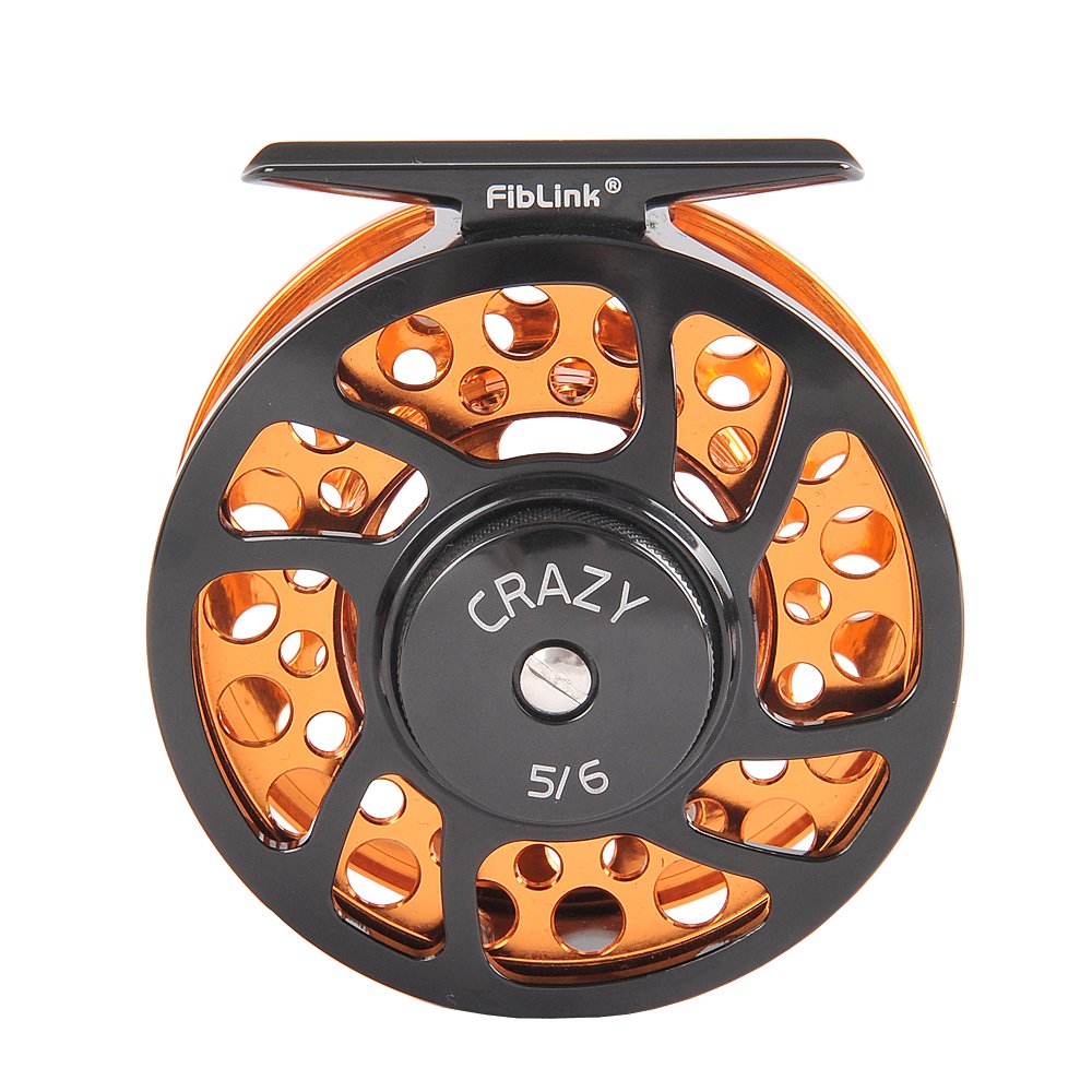 Fiblink Fly Fishing Reel Aluminum Saltwater Reels 2+1 BB Fly Reel Large