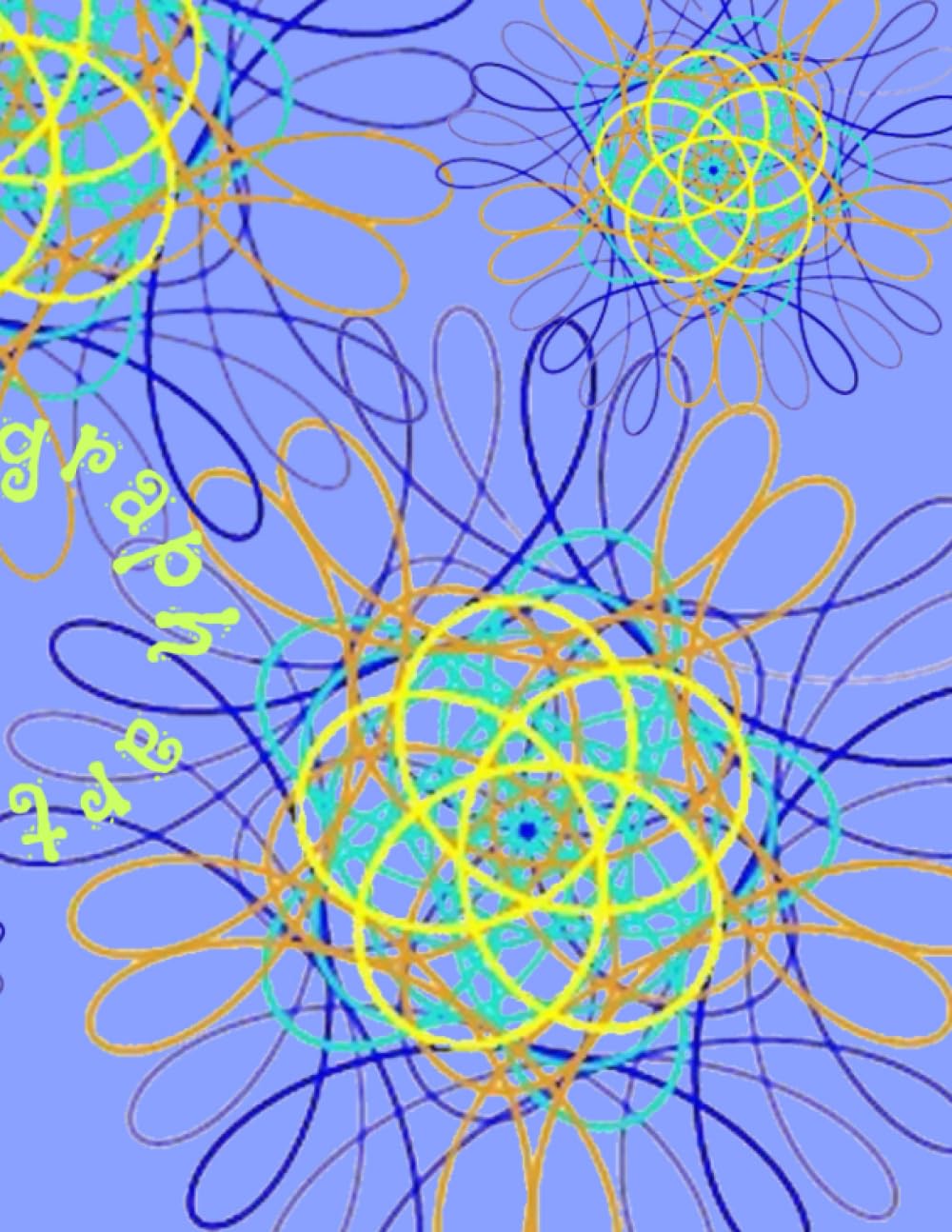 ֍ Spirograph - Art Drawing Sketch Pad Diary Journal Notebook ֍ (8.5 x 11) (120 Pages, Blank) ☺ Lavender Purple